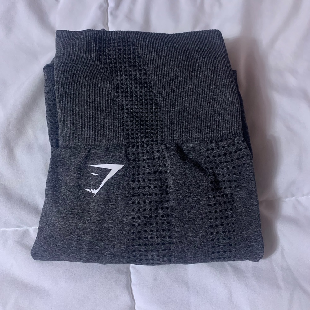 Gymshark Seamless 2.0 leggings in Charcoal Marl